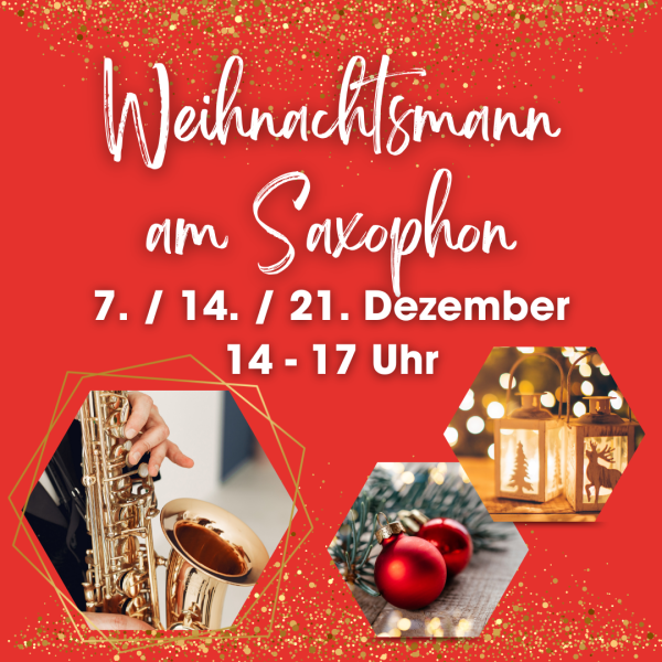 Saxophon Weihnachtsmann Mobile Slider v2